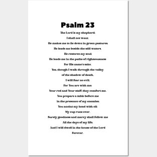 Psalm 23 Posters and Art